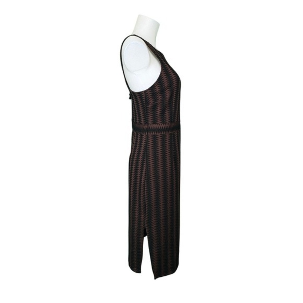 Maeve Anthropologie- Black & Brown Knit Dress Sleeveless - Size M - Picture 6 of 11